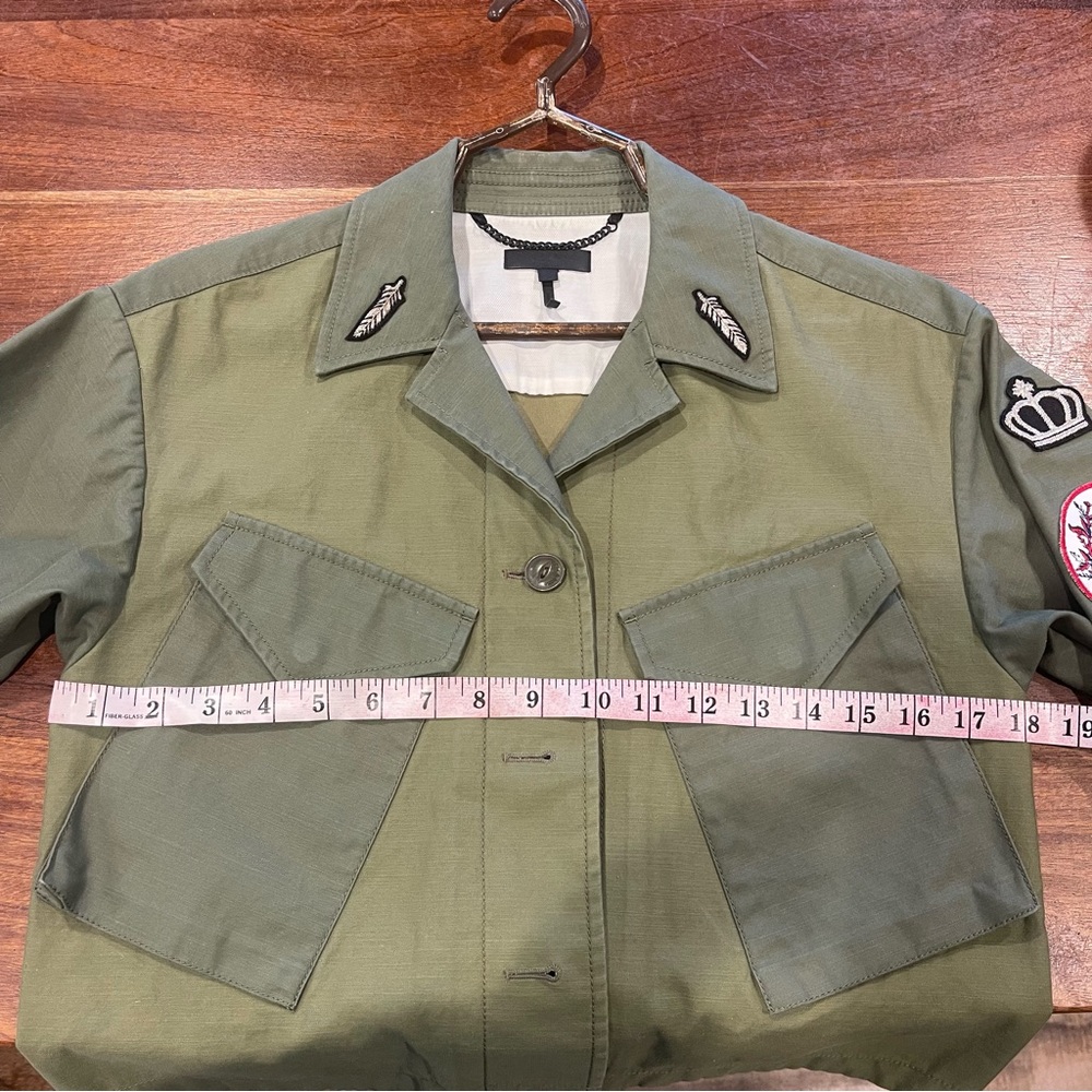 Rag & Bone cropped, short sleeve, combat jacket - Picture 4 of 4